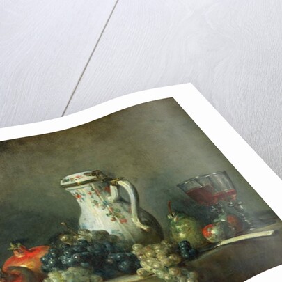 Still Life with Grapes and Pomegranates, 1763 by Jean-Baptiste Simeon Chardin