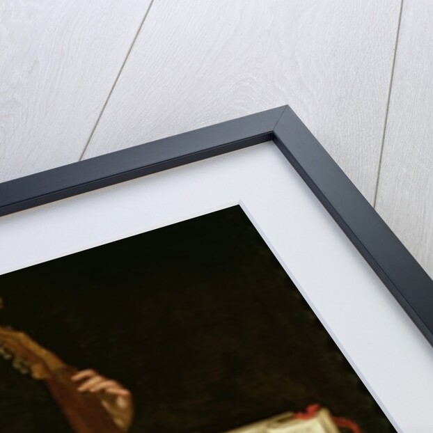 St. Cecilia with an angel holding a musical score, c.1620 by Domenichino