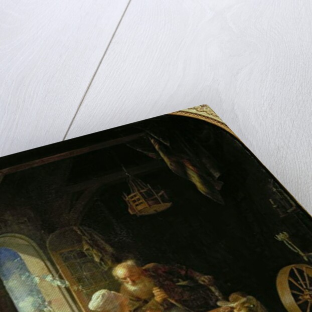 The Bible Lesson, or Anne and Tobias by Gerrit or Gerard Dou