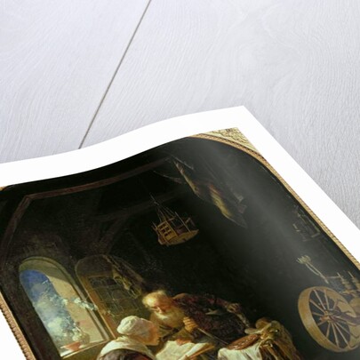 The Bible Lesson, or Anne and Tobias by Gerrit or Gerard Dou