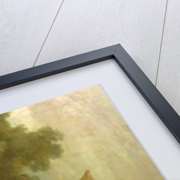 The Fete at Saint-Cloud, detail of the Puppet Show by Jean-Honore Fragonard