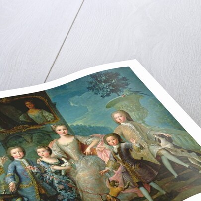 Portrait of the Family of the Duke of Valentinois by Pierre Gobert