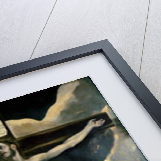 The Crucifixion with Two Donors, c.1580 by El Greco