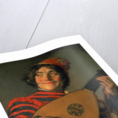Portrait of a Jester with a Lute by Frans Hals