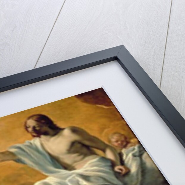 The Coronation of the Virgin with SS. William of Aquitaine and Augustine by Giovanni Lanfranco