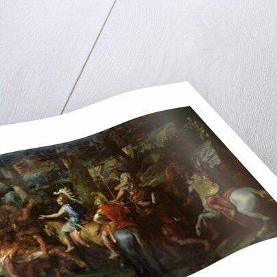 Alexander and Porus, at the Battle of Hydaspes, c.1673 by Charles Le Brun