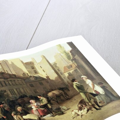 The Arrival of a Stage Coach at the Terminus by Louis Leopold Boilly