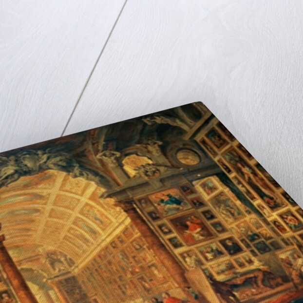 Interior View of The Colonna Gallery, Rome by Giovanni Paolo Pannini or Panini