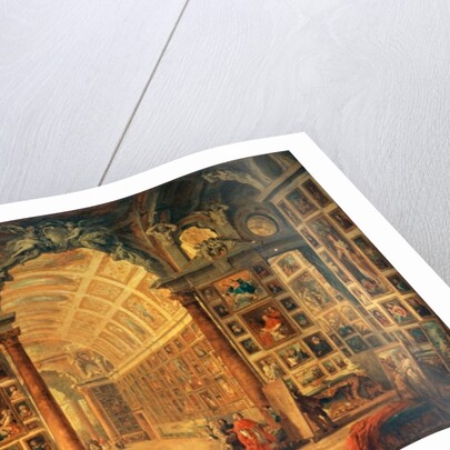 Interior View of The Colonna Gallery, Rome by Giovanni Paolo Pannini or Panini