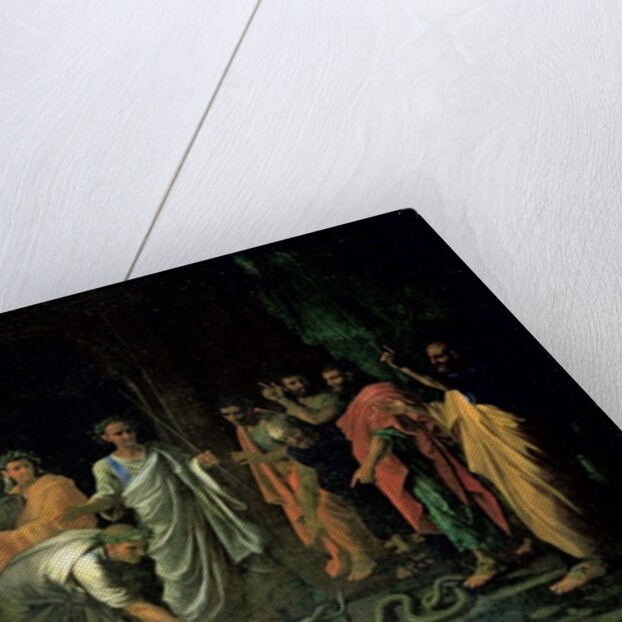 Moses and the Brazen Serpent by Nicolas Poussin