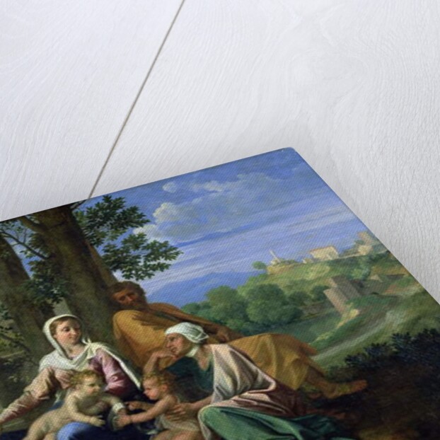 The Holy Family with SS. John, Elizabeth and the Infant John the Baptist by Nicolas Poussin