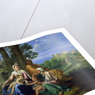 The Holy Family with SS. John, Elizabeth and the Infant John the Baptist by Nicolas Poussin