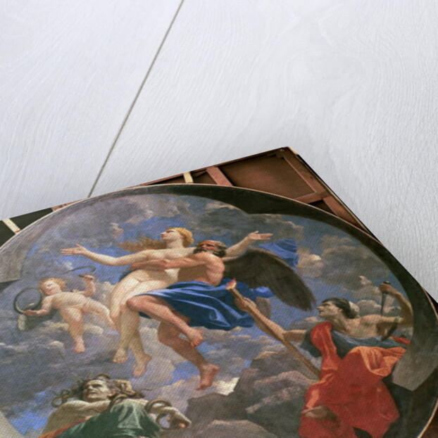 Truth Stolen Away by Time Beyond the Reach of Envy and Discord, 1641 by Nicolas Poussin