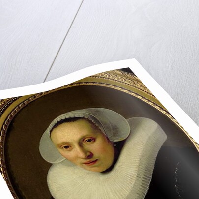Portrait of Cornelia Pronck, Wife of Albert Cuyper, at the age of 33, 1633 by Rembrandt Harmensz. van Rijn