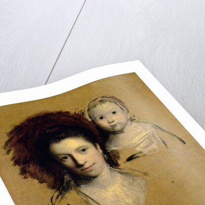 Georgiana, Countess Spencer and her Daughter Lady Georgiana, Afterwards Duchess of Devonshire, 1759 by Joshua Reynolds