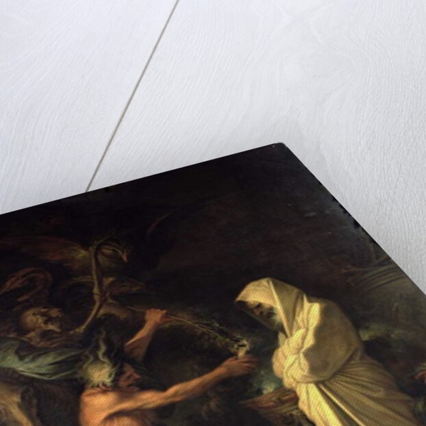 The Spirit of Samuel appearing to Saul at the house of the Witch of Endor, 1668 by Salvator Rosa