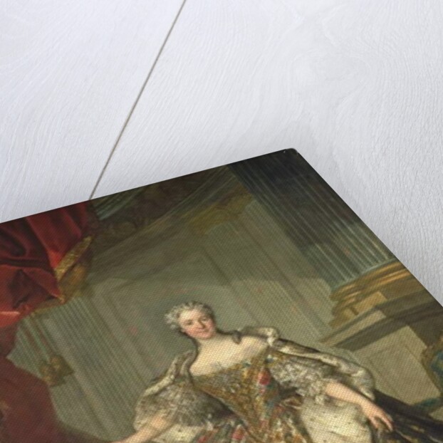 Portrait of Marie Leczinska by Louis M. Tocque