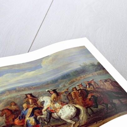 The Crossing of the Rhine, 12th June 1672 by Adam Frans van der Meulen