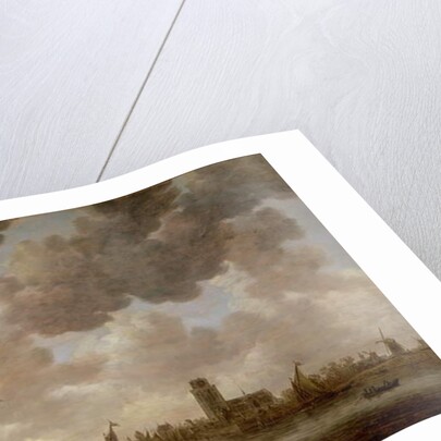View of Dordrecht Downstream from the Grote Kerk, 1647 by Jan Josephsz van Goyen