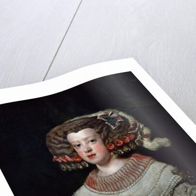 Portrait of the Infanta Maria Teresa, future Queen Marie-Therese of France by Diego Rodriguez de Silva y Velazquez