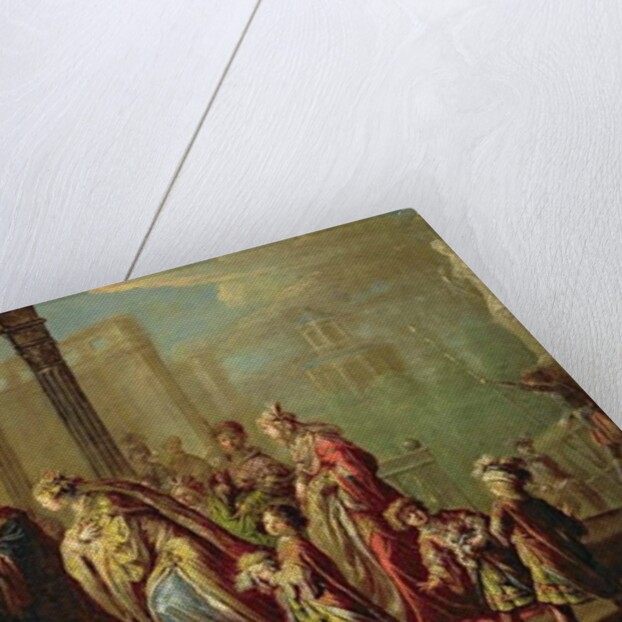 Solomon and the Queen of Sheba, or Esther before Ahasuerus, 1624 by Claude Vignon