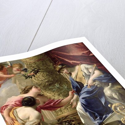 Prudence Leading Peace and Abundance, c.1645 by Simon Vouet