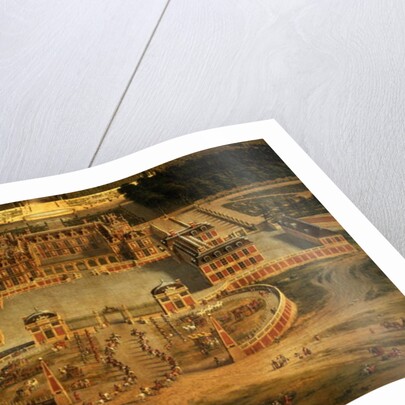 View of the Chateau, Gardens and Park of Versailles from the Avenue de Paris by Pierre Patel