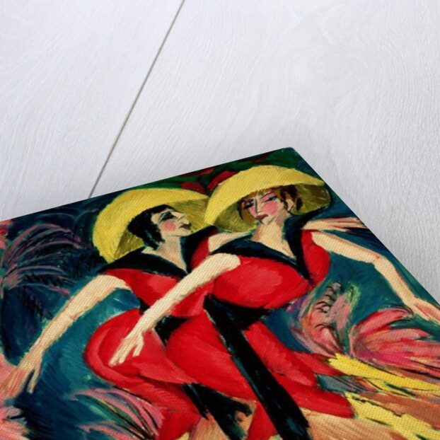 Dancers in Red, 1914 by Ernst Ludwig Kirchner