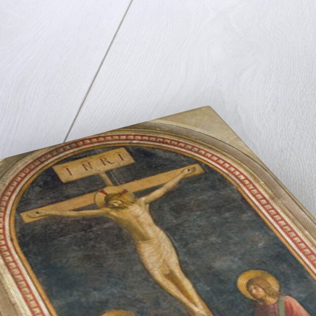 Crucifixion with the Virgin, SS. John the Evangelist and Dominic from the Convent of San Marco, Fiesole, 1442 by Fra Angelico