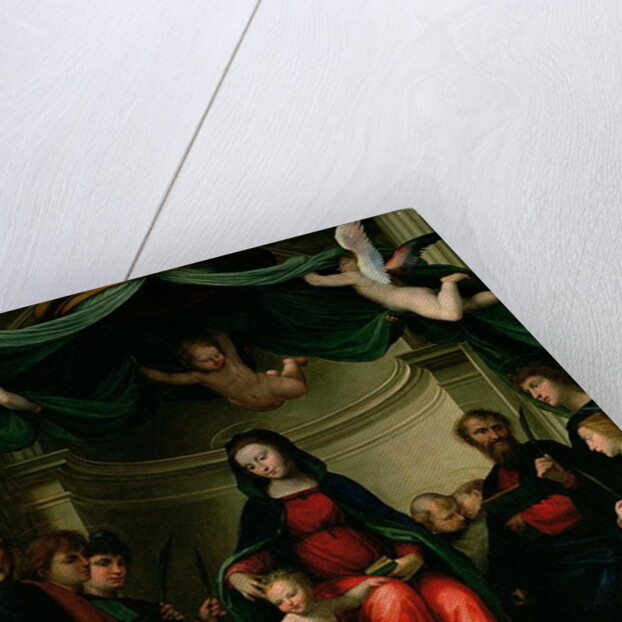 The Mystic Marriage of St. Catherine of Siena with Saints, 1511 by Fra Bartolomeo