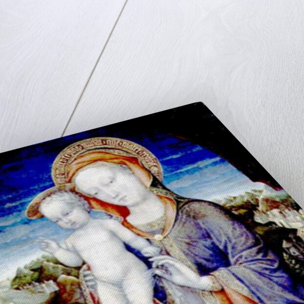 The Madonna of Humility adored by Leonello d'Este by Jacopo Bellini