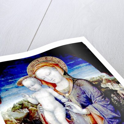 The Madonna of Humility adored by Leonello d'Este by Jacopo Bellini