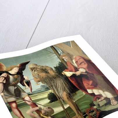 SS. Michael, Andrew and Onuphrius by Pseudo Bramantino