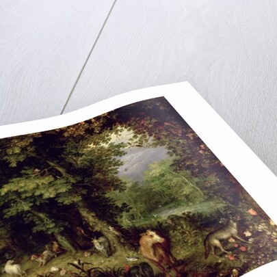 Earth or The Earthly Paradise, 1607-08 by Jan the Elder Brueghel