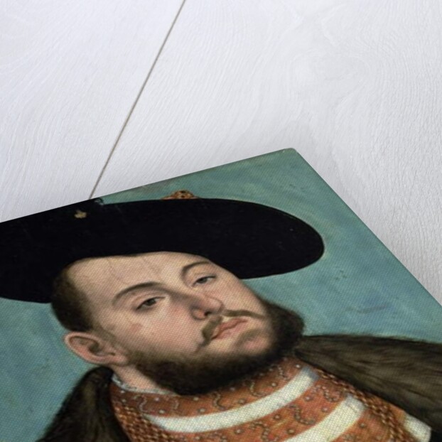 Portrait of John Frederick the Magnanimous Elector of Ernestine of Saxony, 1531 by Lucas the Elder Cranach