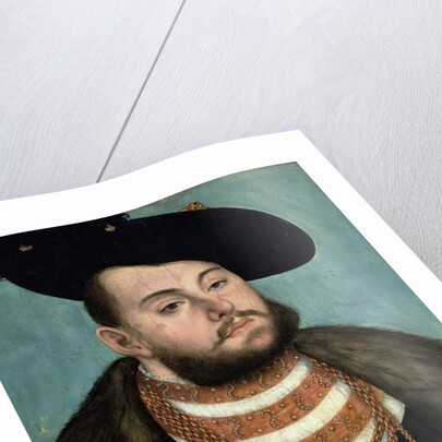 Portrait of John Frederick the Magnanimous Elector of Ernestine of Saxony, 1531 by Lucas the Elder Cranach