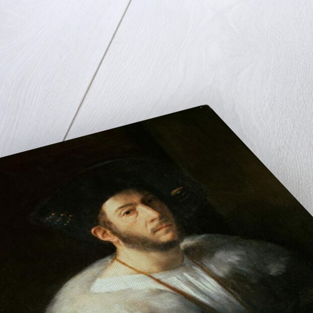 Portrait of a man, possibly Cesare Borgia by Dosso Dossi