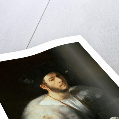 Portrait of a man, possibly Cesare Borgia by Dosso Dossi