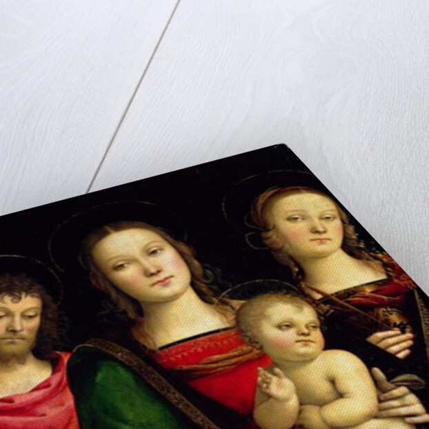 The Madonna and Child with St. John the Baptist and St. Catherine of Alexandria by Pietro Perugino