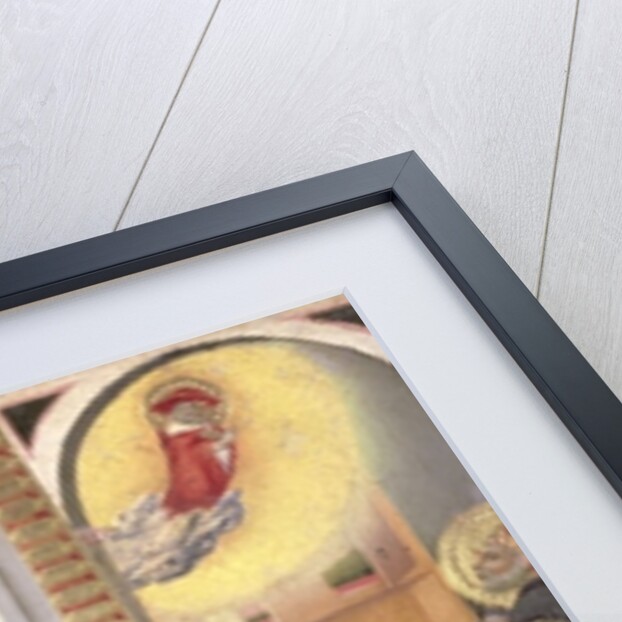 St. Jerome appearing to St. Cyril of Jerusalem, 1444 by Sano di also Ansano di Pietro di Mencio Pietro