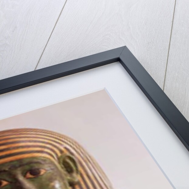 Outer lid of the sarcophagus of Psametik I Late Period by Egyptian 26th Dynasty