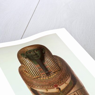 The sarcophagus of Psamtik I Late Period by Egyptian 26th Dynasty