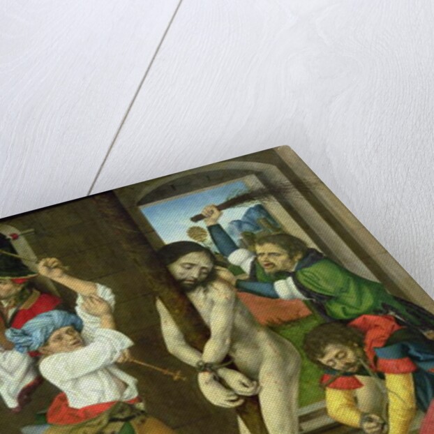 The Flagellation of Christ, side panel of the Altarpiece of the Passion by Master of the Strache Altar