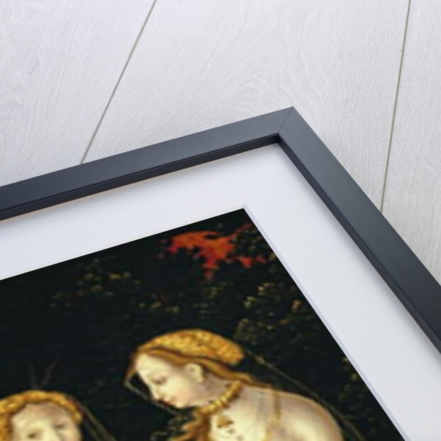 The Destruction of Troy and the Judgement of Paris, detail depicting Artemis, Hera and Aphrodite, 1540 by Matthias Gerung or Gerou