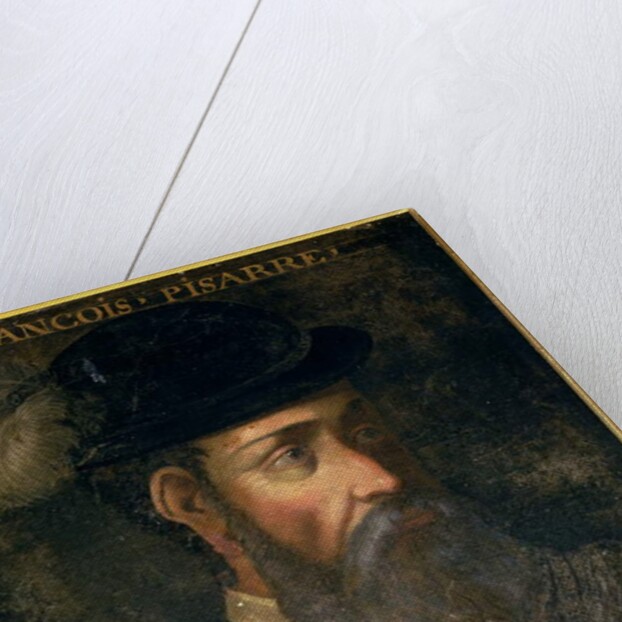 Portrait of Francisco Pizarro Spanish conqueror of Peru by Jean Monier or Mosnier