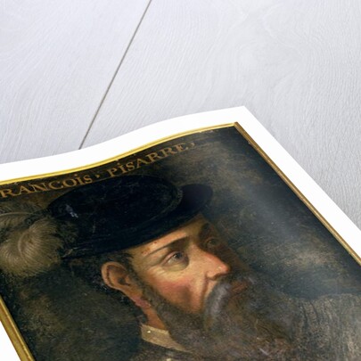 Portrait of Francisco Pizarro Spanish conqueror of Peru by Jean Monier or Mosnier