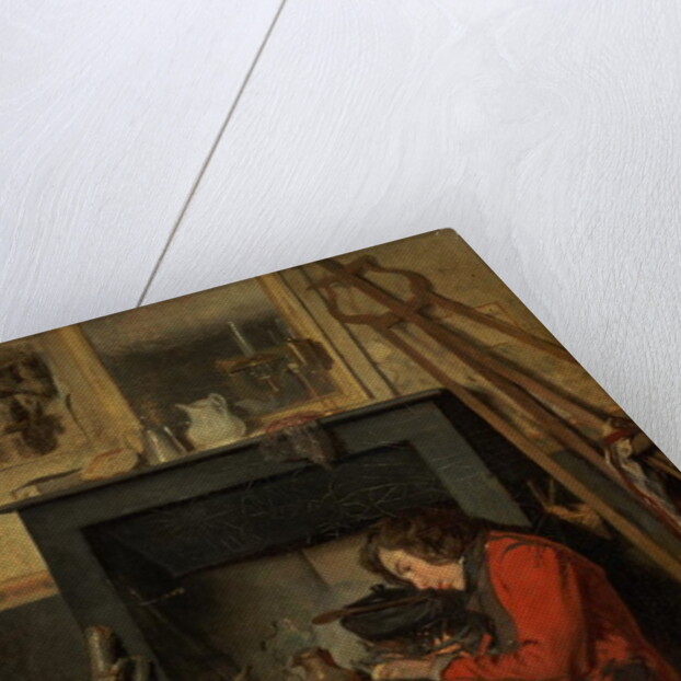 Interior of a Studio, 1845 by Octave Tassaert