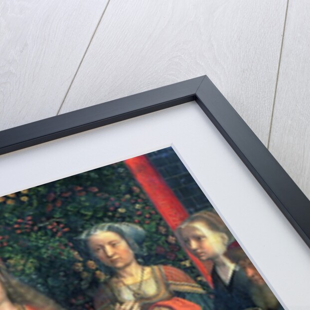 The Marriage at Cana, detail of the bride and surrounding guests by Gerard David