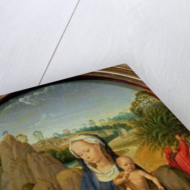 The Rest on the Flight into Egypt by Hans (attr.to) Memling