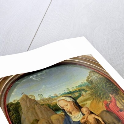 The Rest on the Flight into Egypt by Hans (attr.to) Memling